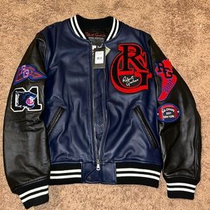 Robert graham letterman jacket